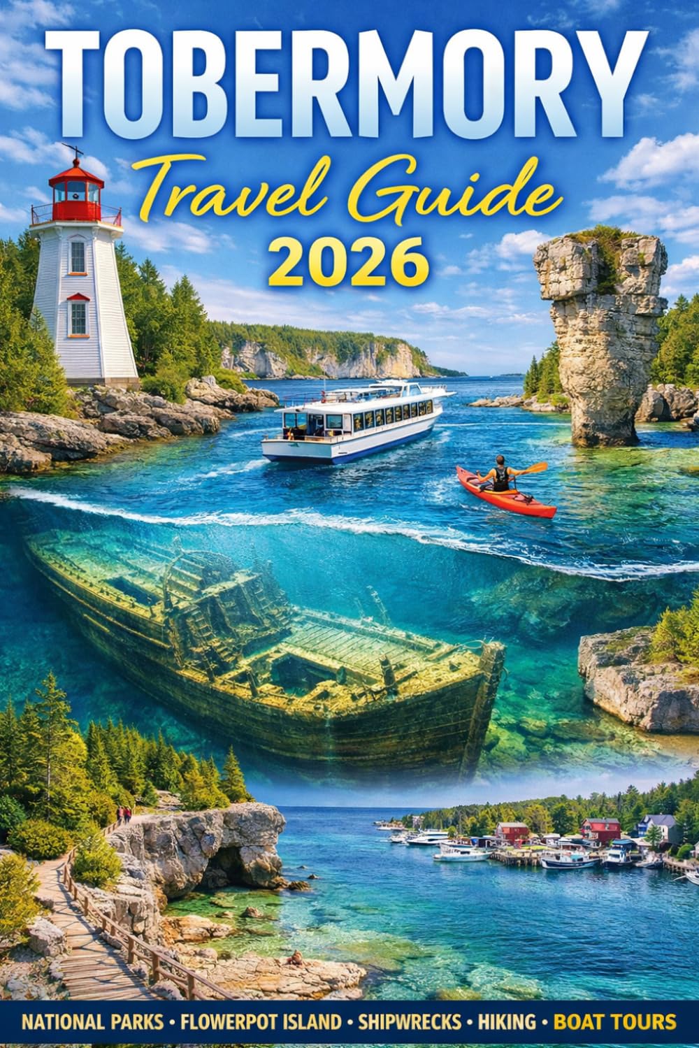 TOBERMORY TRAVEL GUIDE 2026: Your Essential Guide to Bruce Peninsula National Park, Flowerpot Island, Shipwreck Diving, Scenic Trails, and the Best Experiences in Tobermory