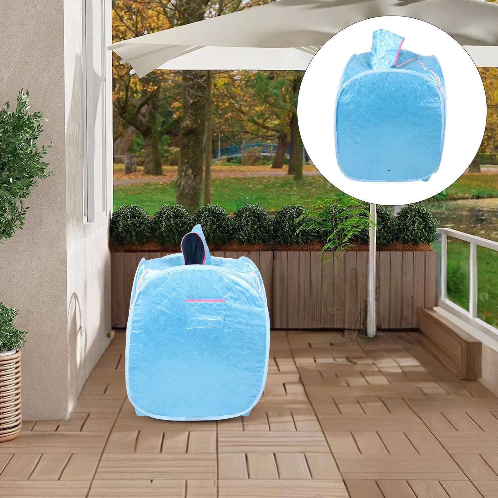 Toddmomy Sauna Tela Pequeños de Diseño Adecuado para Apartamentos Compacto Portátil Vapor Húmedo Plegable y Bienestar Personal