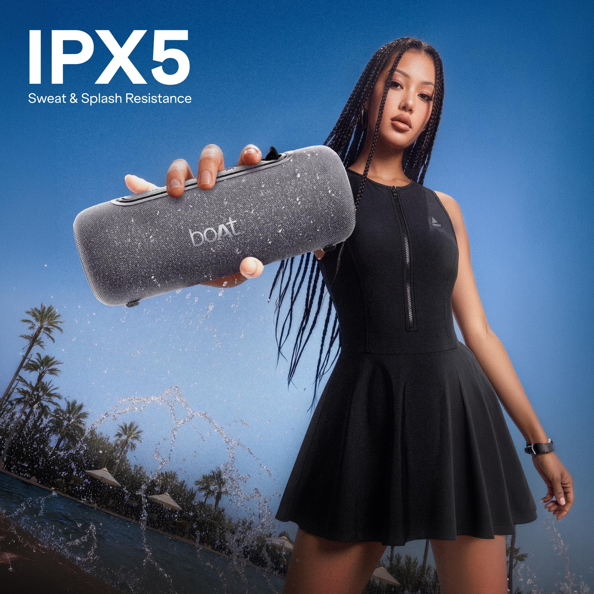 boAt Stone 350 Pro Plus Bluetooth Speaker - Titanium Grey -8 boAt Stone 350 Pro Plus Bluetooth Speaker - Titanium Grey -8