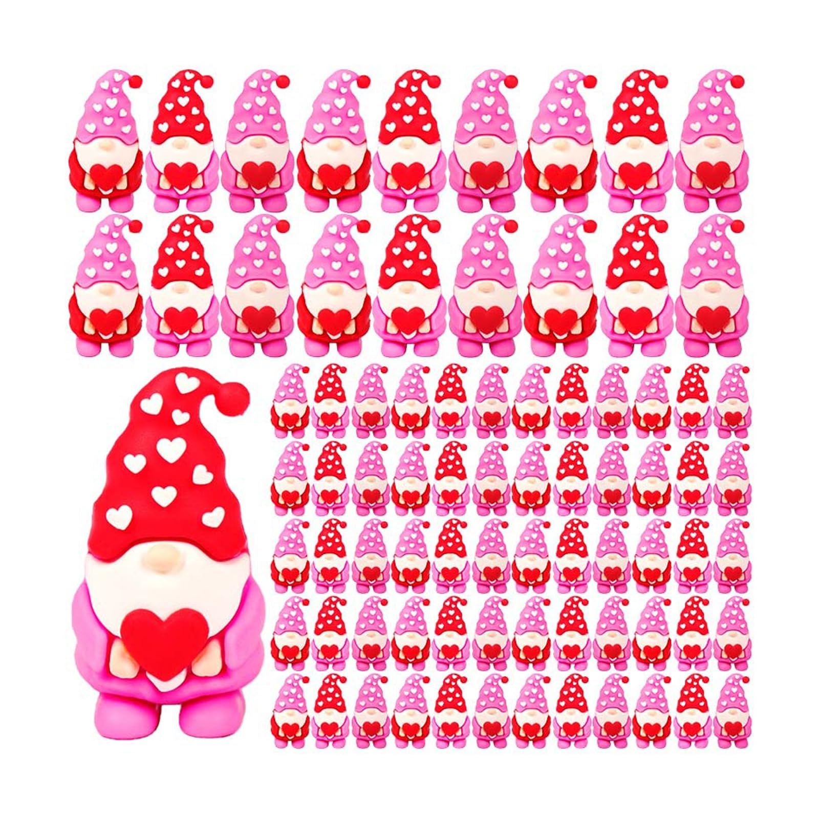 Shurhome Day Miniature Gnomes Figurines Tiny Dwarf Figures for Desktop Landscape Cake Decors Party Supplies Tiny Figurines Set