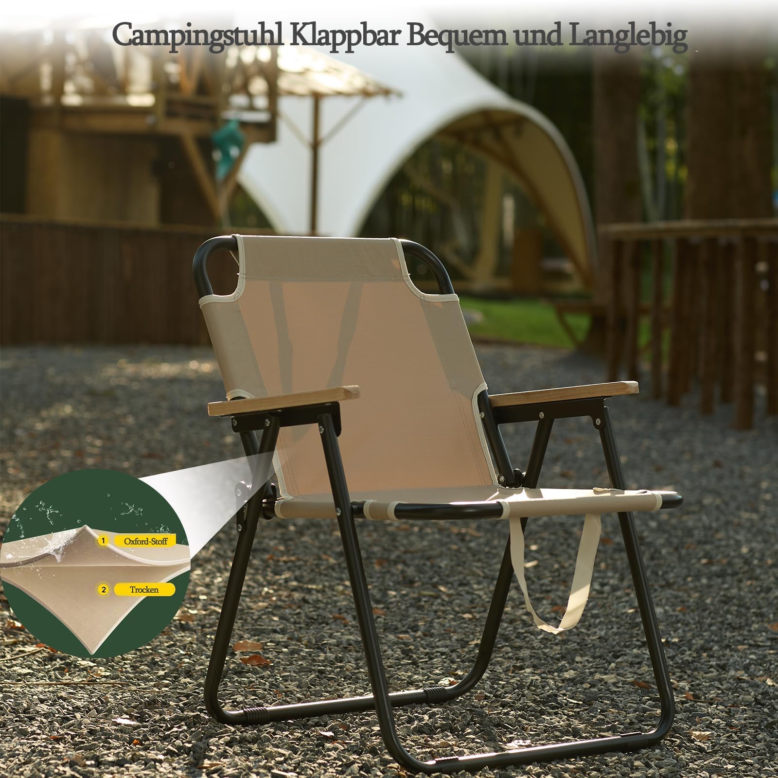 Campingstuhl Faltbar Leicht, Anglerstuhl Klappbar, Camping Sessel Klappstuhl Camping, Camping-Stühle, Faltstuhl mit Armlehnen, Klappstühle Perfekt für Angeln, Picknick，Reisen