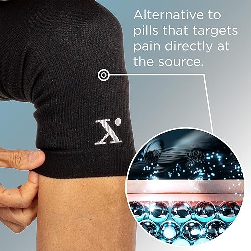 Miniatura 3 de NUFABRX - Rodillera de compresión para aliviar el dolor de rodilla para hombres y mujeres, alivio durante todo el día contra la artritis, tendinitis