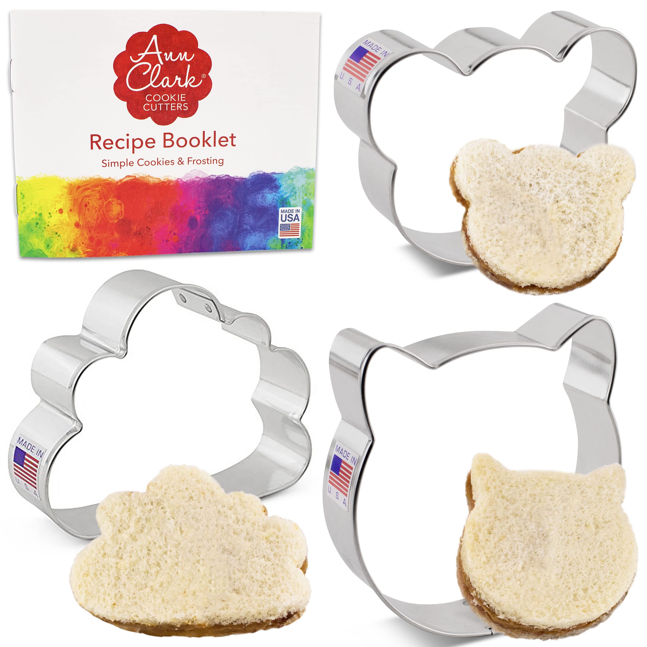 Ann Clark Sandwich Cutter 3-Piece Set