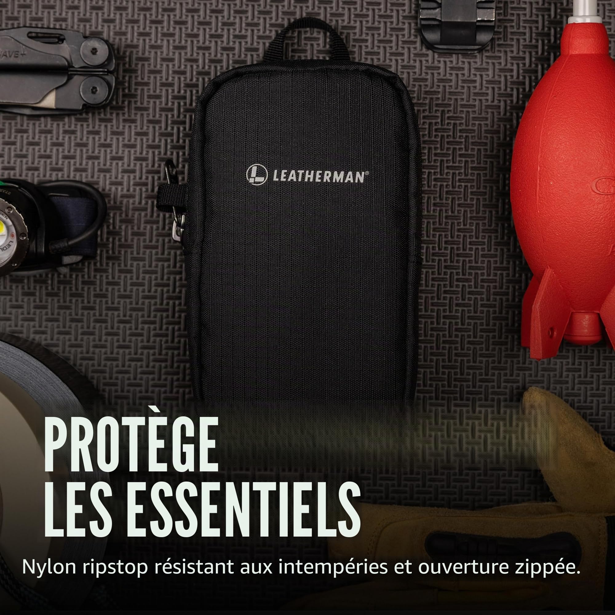Leatherman Tool Pouch - Pochette de Transport Polyvalente pour les Outils Multifonction, Noir