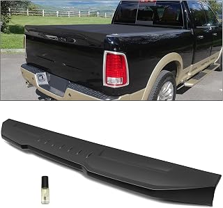 HECASA Black Tailgate Spoiler for 2009-2021 Dodge Ram 1500/2500/3500 - Air Design ABS Cap Protector, Easy Install #CH06A16 Replacement