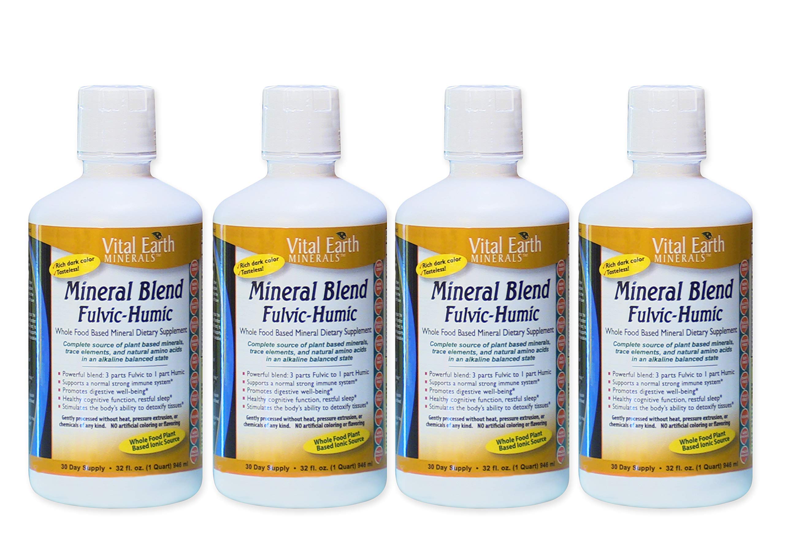 Mineral Blend Fulvic-Humic - Vegan Liquid Ionic Trace Mineral Multimineral Supplement - Almost Taste