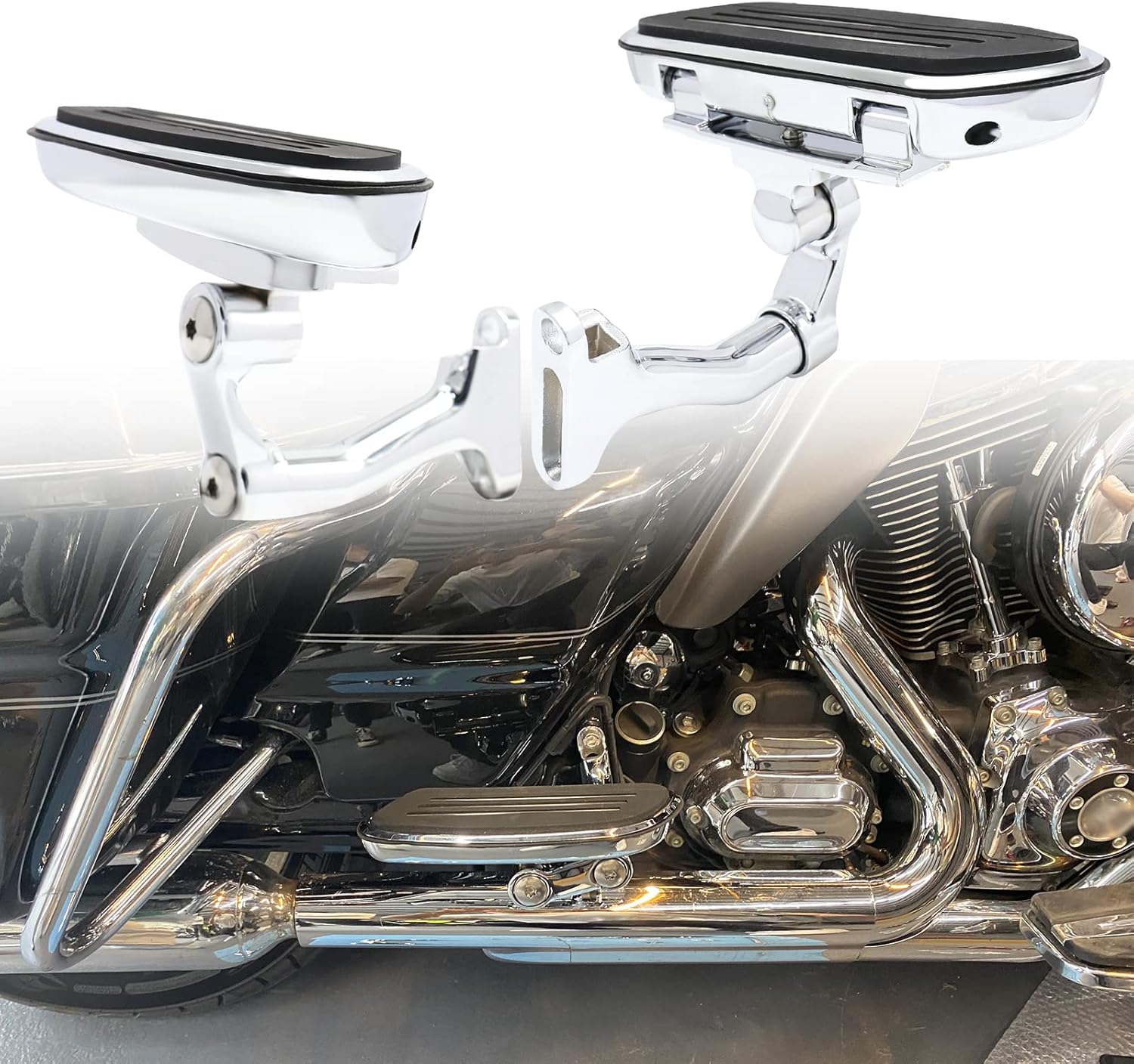 Adjustable Streamliner Passenger Footboard Floorboard with