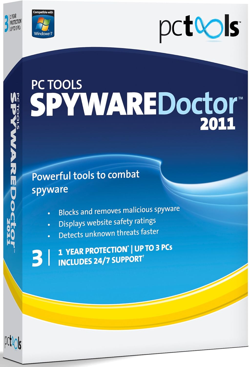 PC Tools Spyware Doctor 2011, 3 Computers, 1 Year Subscription (PC ...