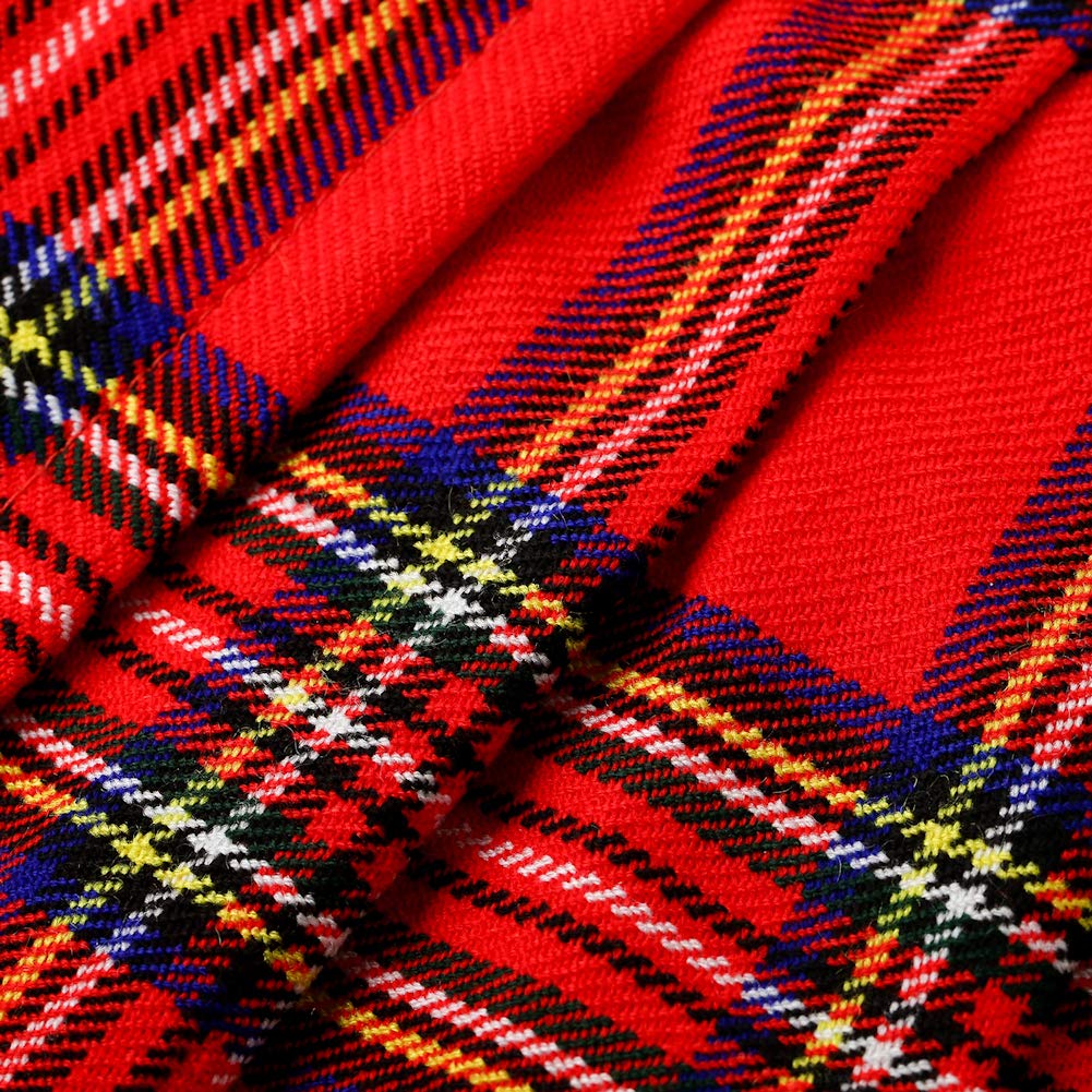 Tartanista Womens Scottish Tartan 16.5" Length Mini Kilt Skirt and Pin - 6-28 — view 4