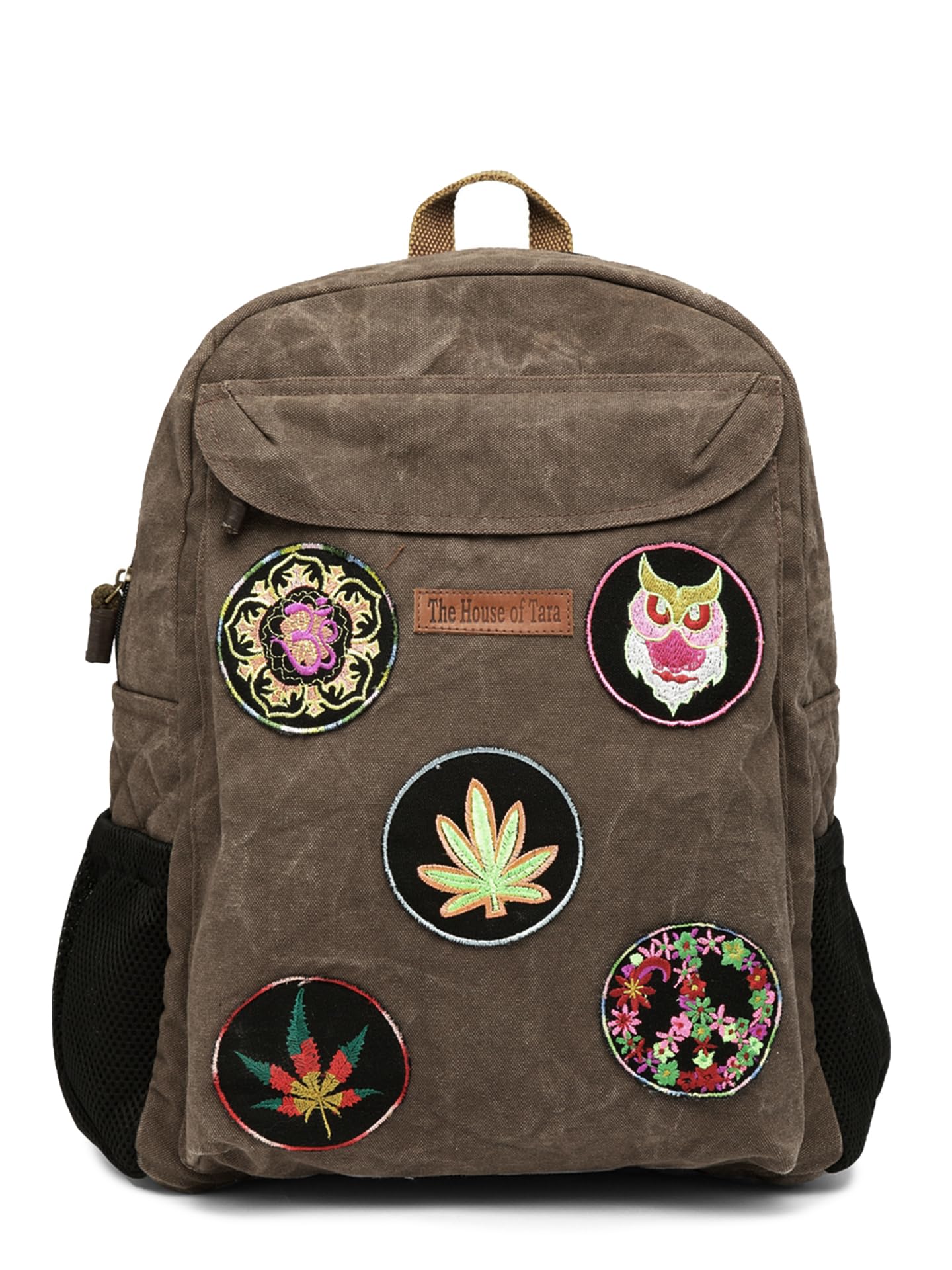 Canvas Laptop Backpack for Men & Women 16 Liters | Casual Bag with Waterproof Inner Lining & Laptop Compartment (fits up to 15.6 Inch) | Suitable for College & Travel (Acron Brown)-image-19