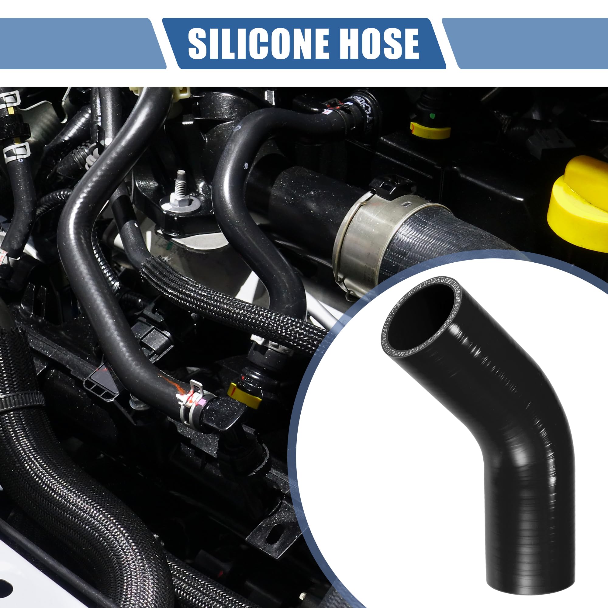 Amazon.co.jp: X AUTOHAUX シリコンホース シリコンパイプ  