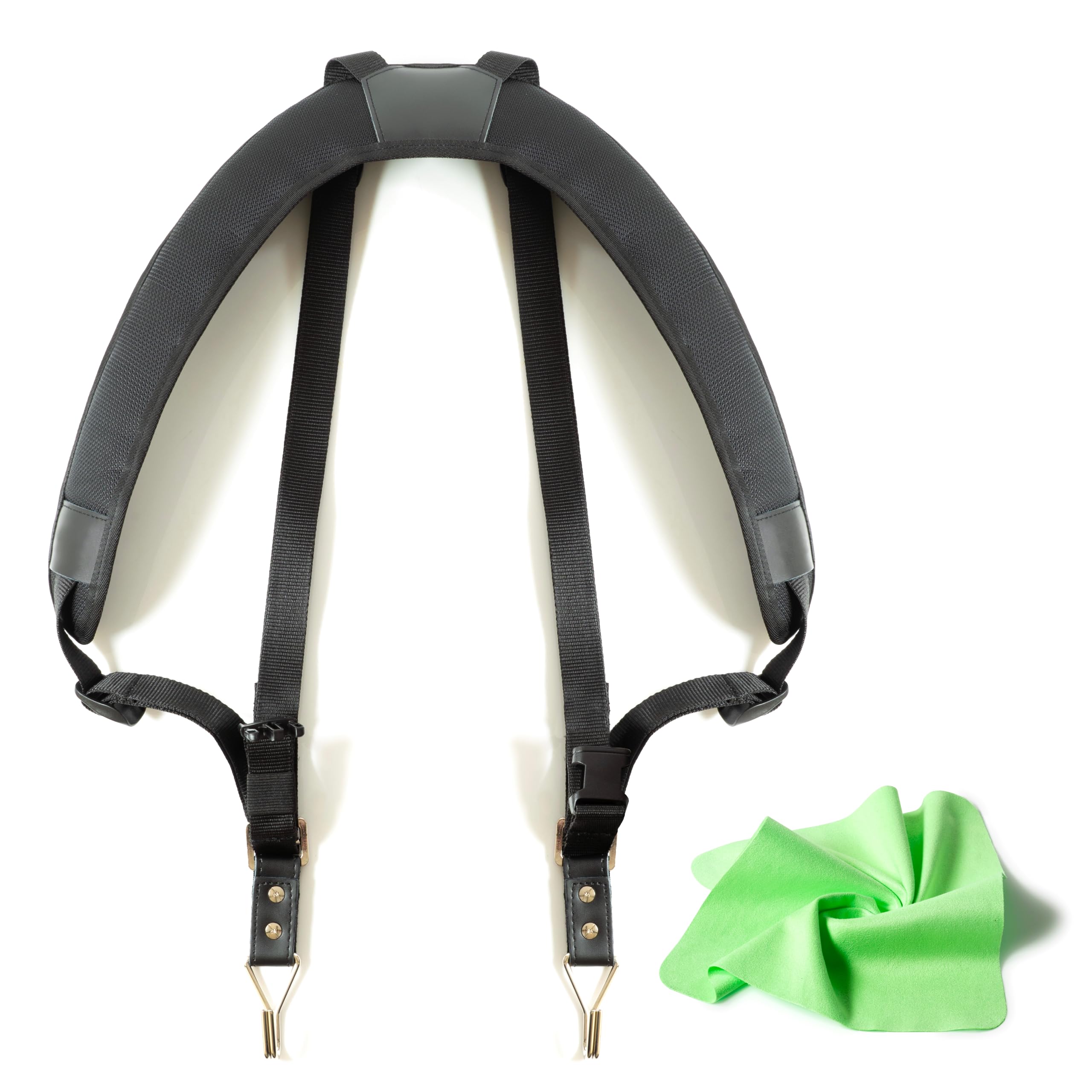 Sekoso Djembe Shoulder Strap - Adjustable Percussion Harness - Hand Drum Belt with Non-Slip Design - Versatile for Multiple Instruments, Black