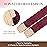 GOO GOO Tape in Hair Extensions Human Hair, Burgundy Red, 20inch 30g 10pcs, Colored Tape ins Human Hair Extensions, Silky&Soft Invisible Tape Ins, Hair Highlighted for Party