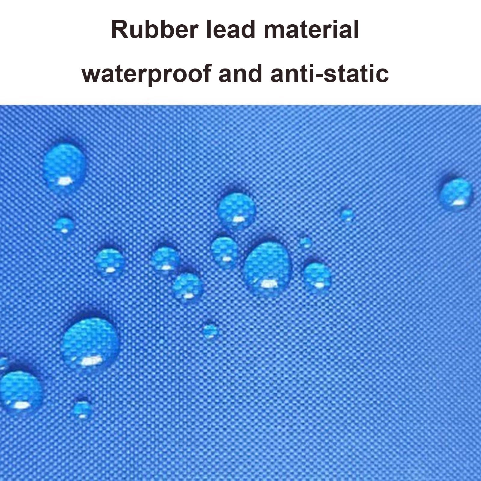 0.35 Mmpb/0.5 Mmpb X-ray Lead Apron Lead Cap, X-ray Shield Full Head and Thyroid Radiological Protection One-piece Lead Hat, for Dental, Veterinary Clinics, Operating Rooms,0.5mmpb