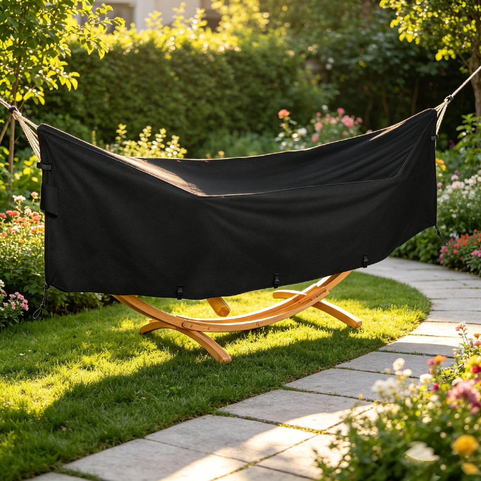Anti-UV Copri Lettini da Giardino,Copertura Lettini Esterno,Telo di Copertura per Lettino Prendisole da Giardino,Antistrappo,Antivento,per Sedia a Sdraio e Mobili