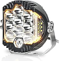 Vista 10 de Luz LED redonda para todo terreno de 7 pulgadas con DRL, barra de luz LED de conducción de 90 W, luz de trabajo combinada de inundación puntual