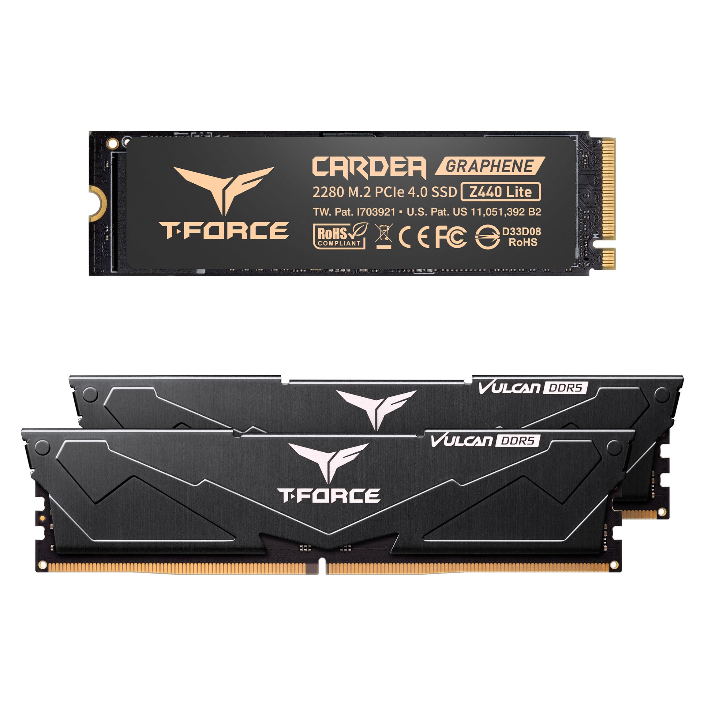 TEAMGROUP T-Force Vulcan DDR5 32GB Kit (2x16GB) 6000MHz (PC5-48000