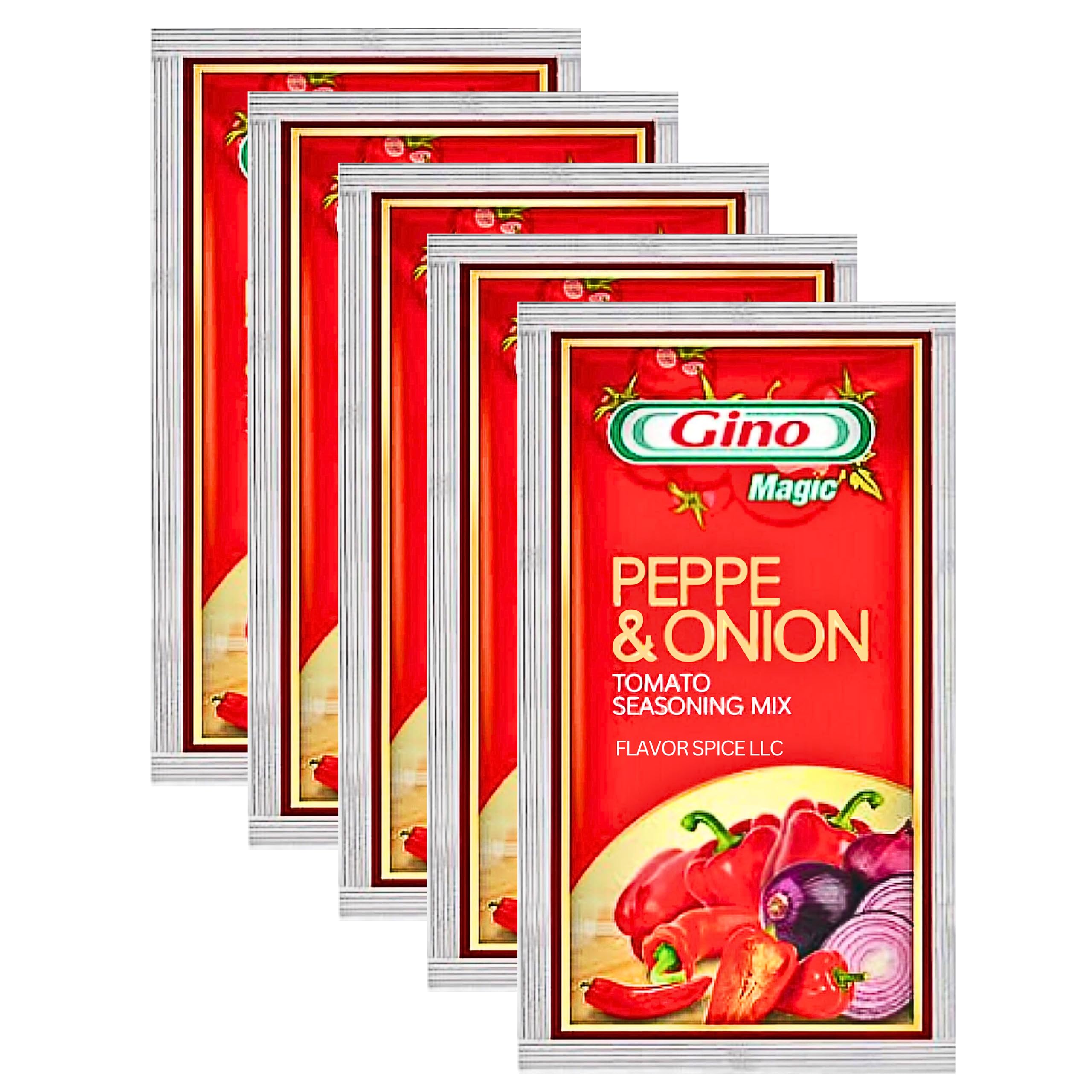 Amazon.com : GINO PEPPE & ONION TOMATO SEASONING MIX (1 Roll (Pack