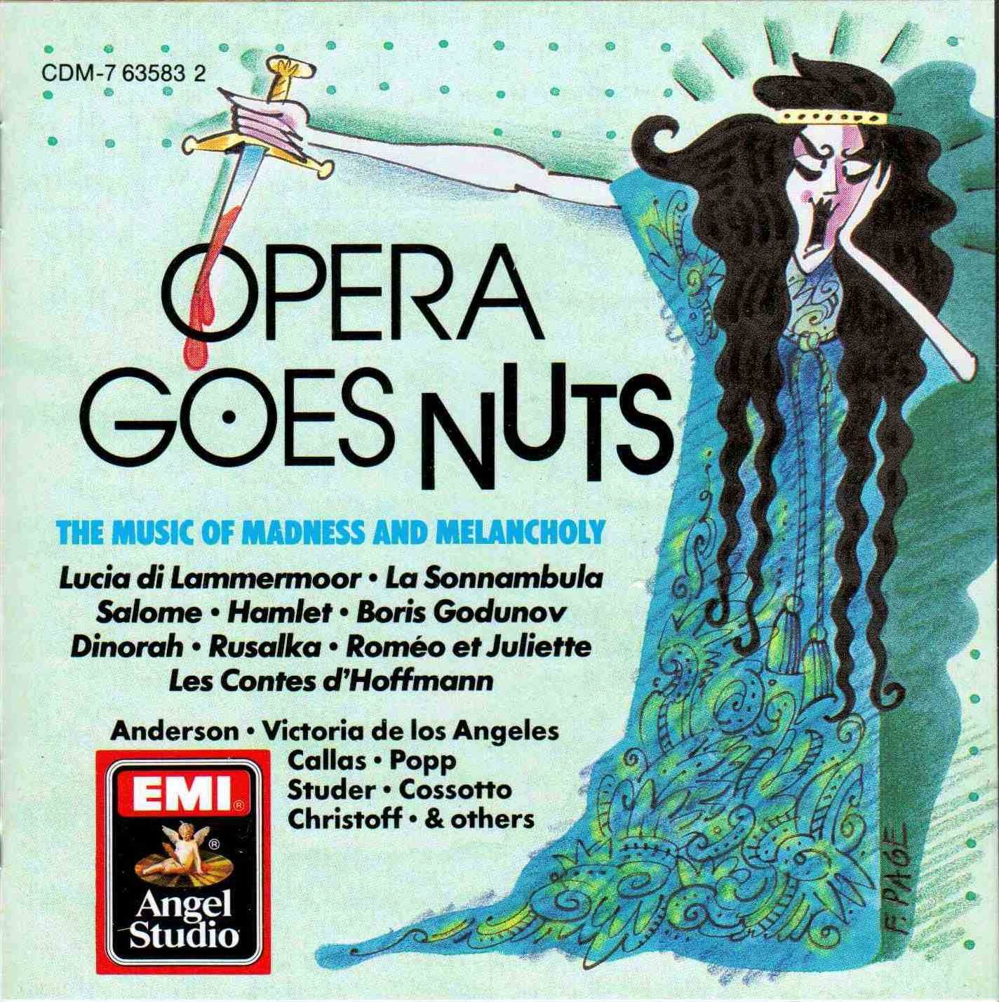 Opera Goes Nuts [Audio CD] Callas; Anderson; Cossotto; Studer and Christoff