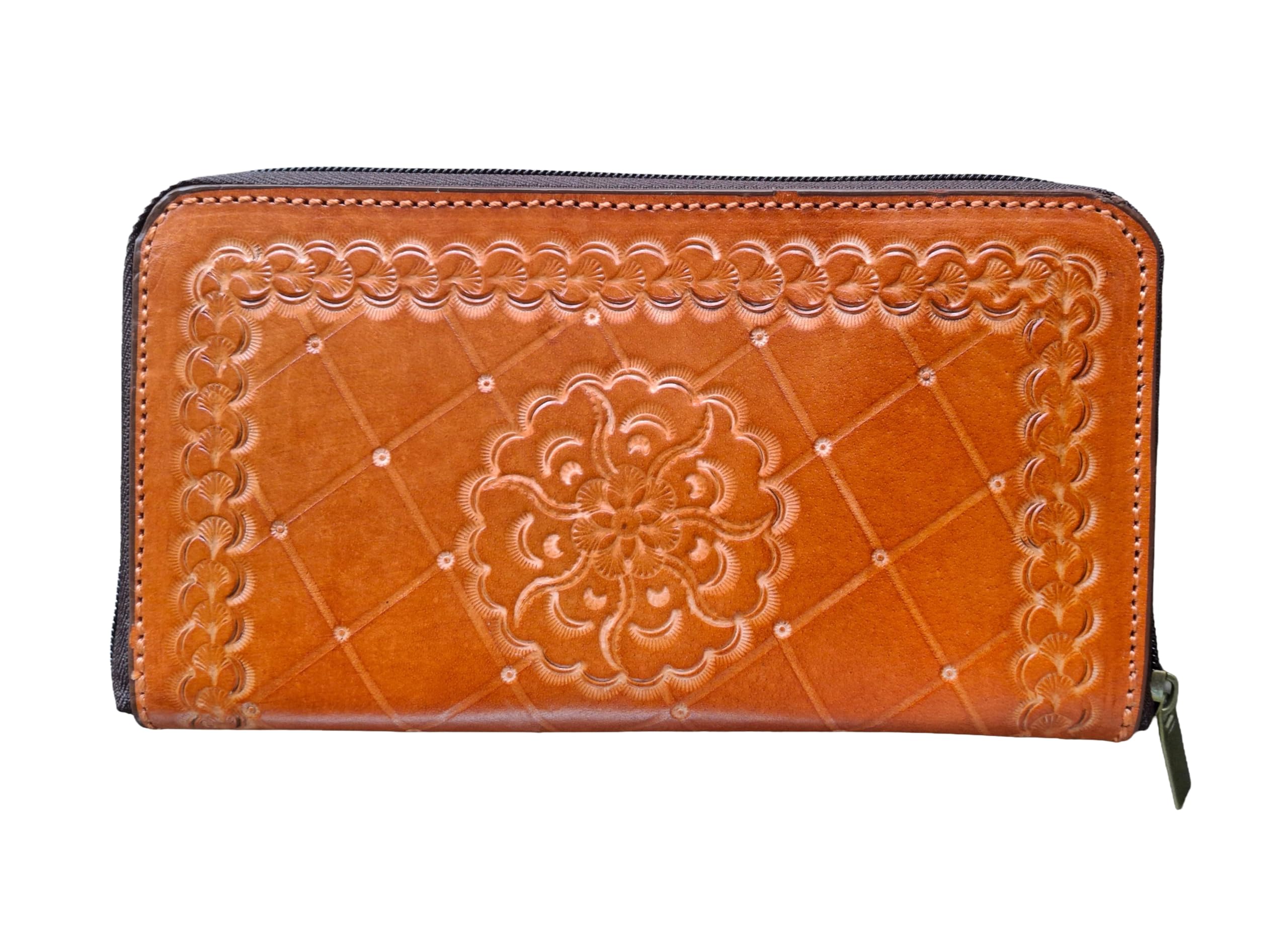 Pure Leather Clutch Purse for Women | Handmade Geniune Leather Wallet | Gift for Wife, Sister, Friend & Mom -Versatile and Stylish Model clutch for women.-image-1