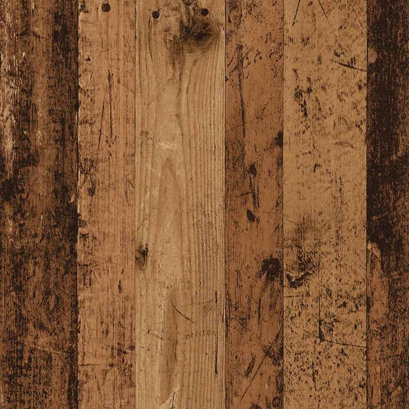 Armadietto per farmacie, 30 x 41 x 77,5 cm, in legno effetto legno anticato, con due cassetti estraibili, salvaspazio e versatile