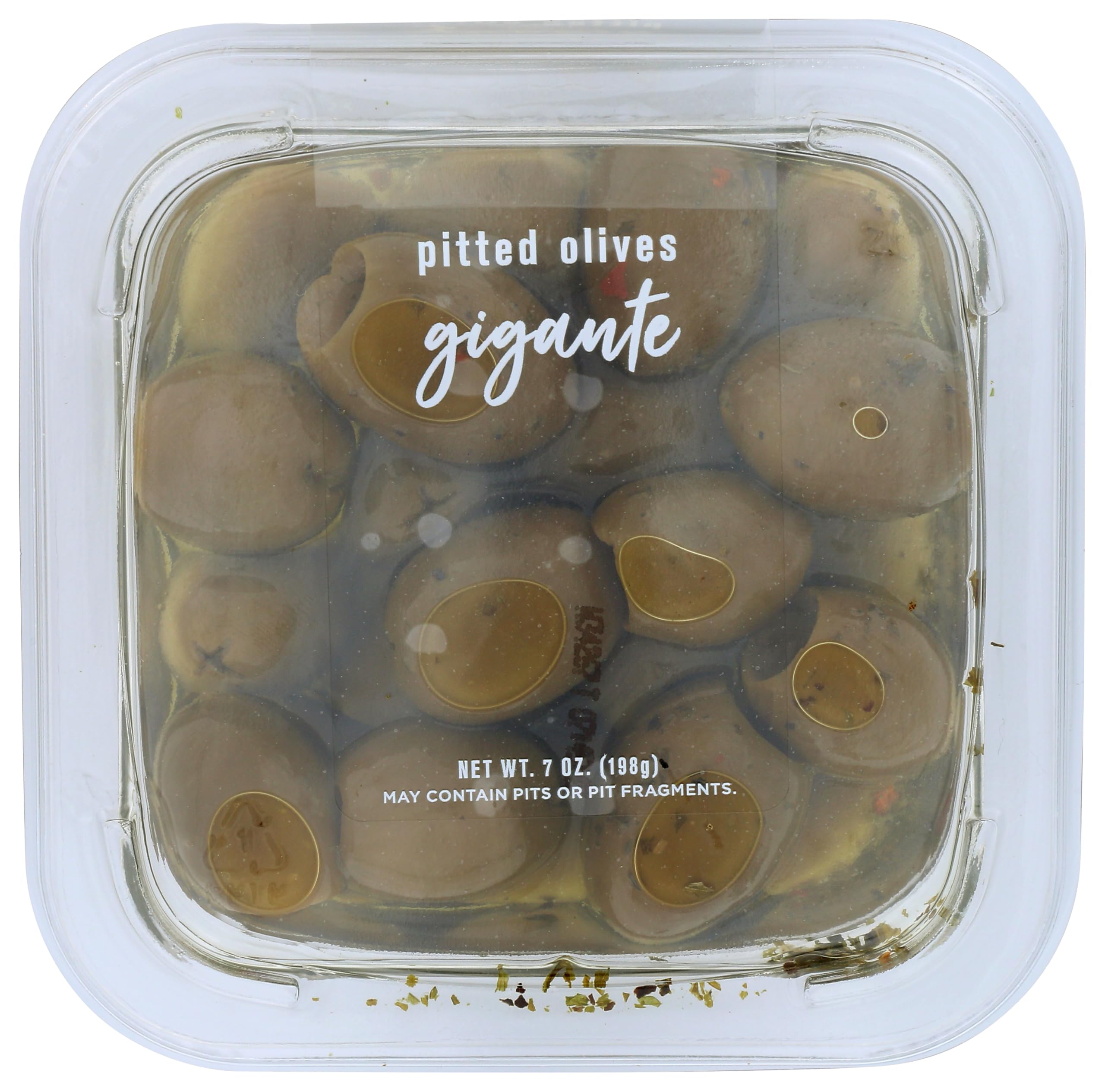 Delallo, Olives Pitted Olives Gigante, 7 Ounce