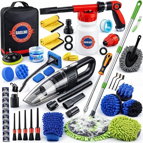 63PCS Car Wash Cleaning Kit