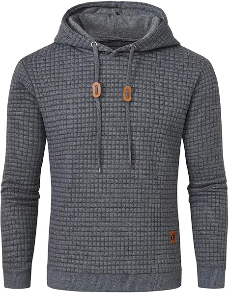 YuKaiChen Men's Casual Pullover Hoodies Long Sleeve Hooded Sweatshirts