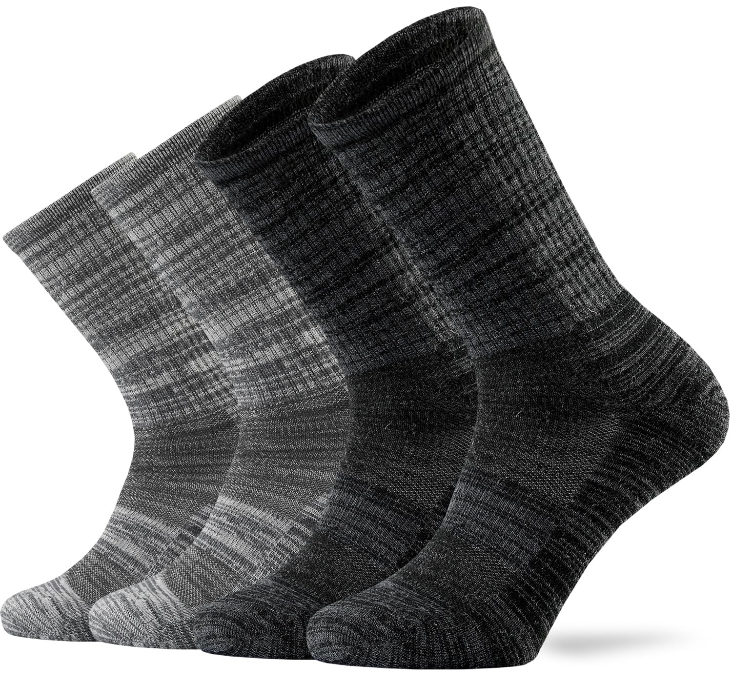 Ortis Merino Wool Socks for Men Outdoor Hiking Casual Soft Cushion Crew