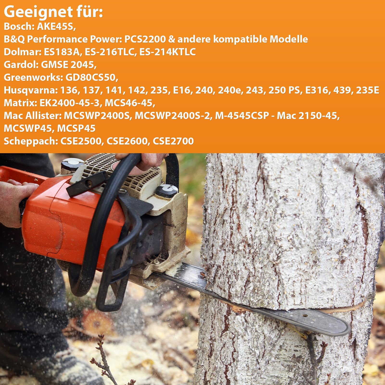 Chaîne Husqvarna Pour Tronçonneuse Thermique 372 XP® - Tondo Plus