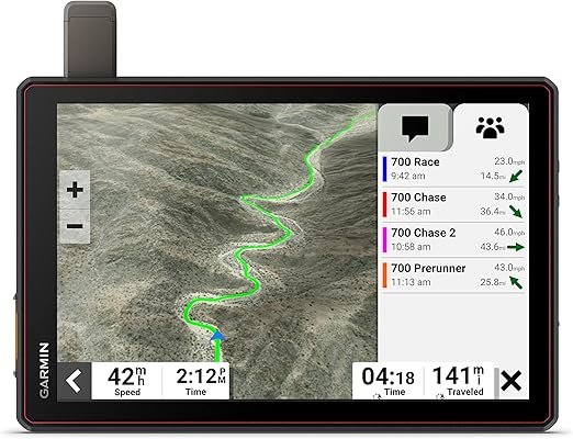 Garmin Tread XL - Baja Chase Edition, Rugged, ultrabright 10” Off-Road Chase Navigator, Portable GPS for Baja Support Trucks, Team Tracking with Built-in inReach Satellite Communication