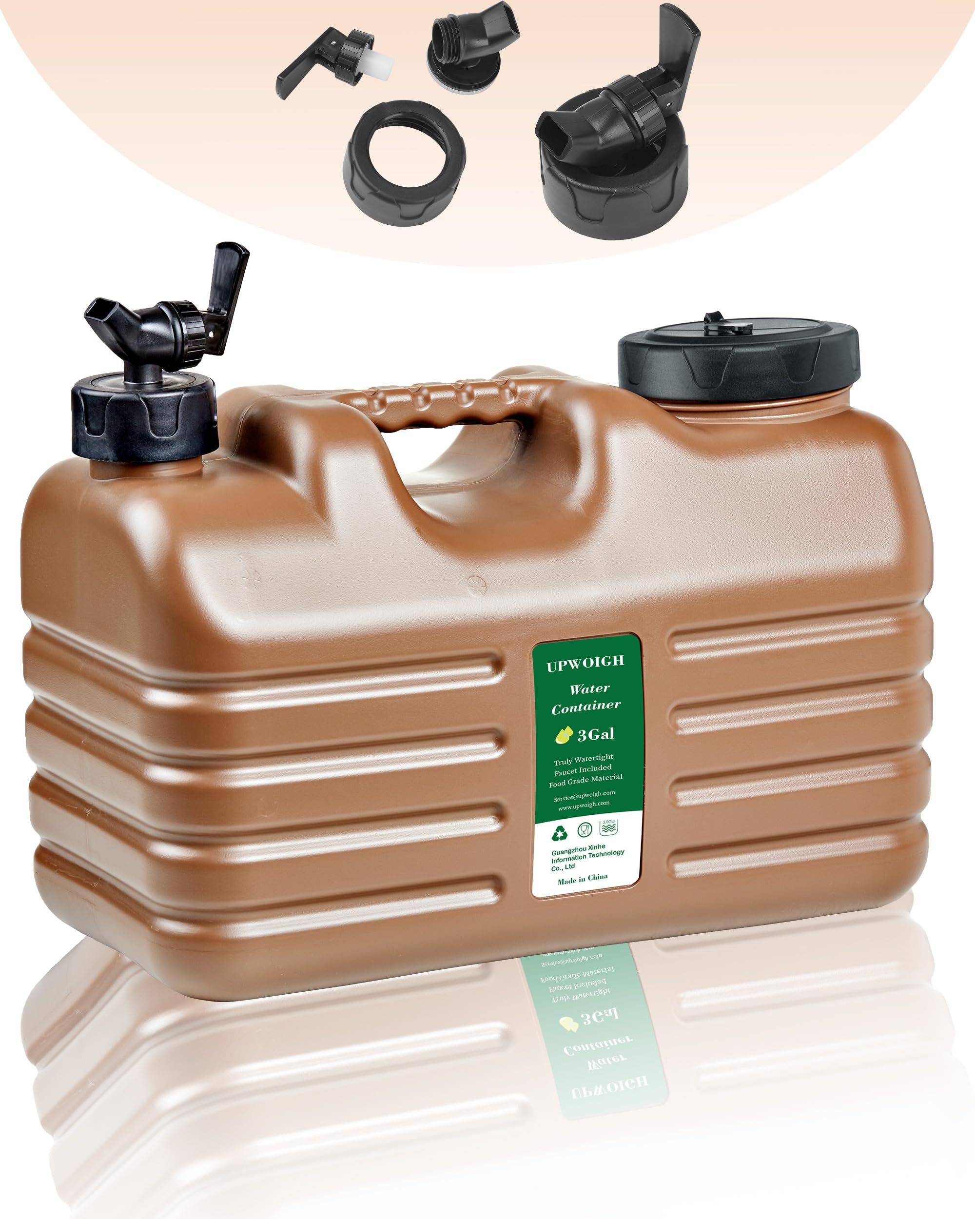 UPWOIGH Water Container Storage, BPA Free Portable Emergency Overlanding Gear for Outdoors Hiking