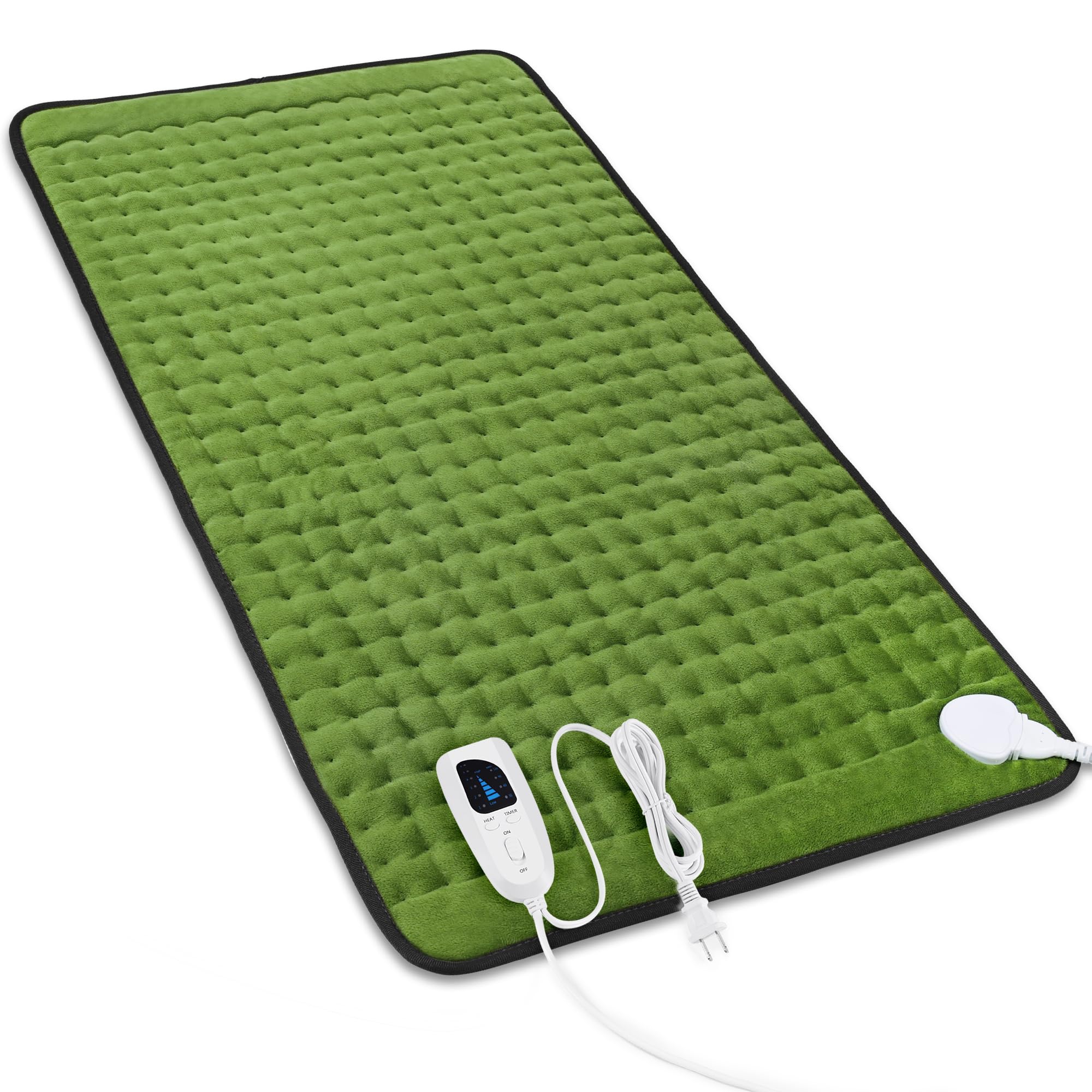 Heating Pad,Electric Heating Pads,Heating Pad for Back,Green,33x17 Inch