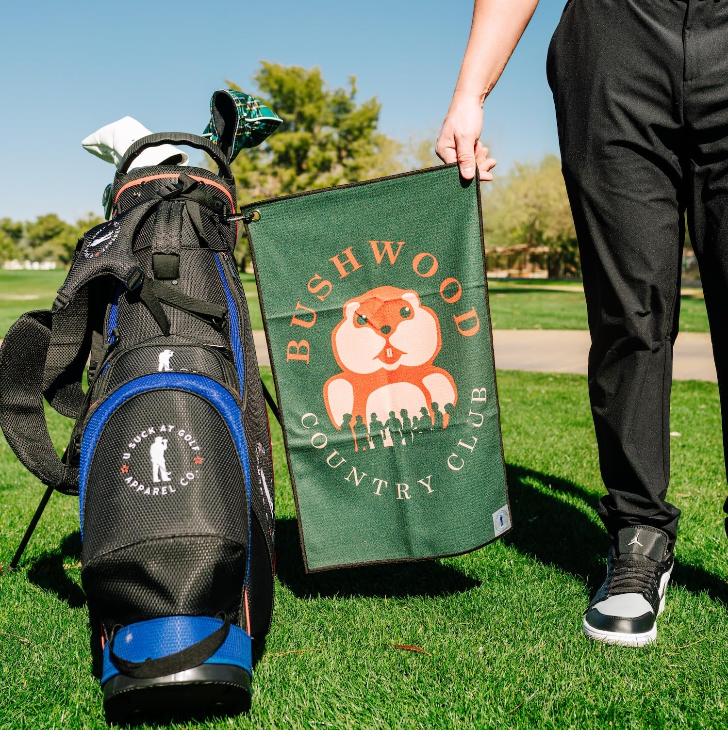 USAG Toalla de golf de alto rendimiento para miembros del club de golf, divertida toalla de golf para hombre | Bushwood