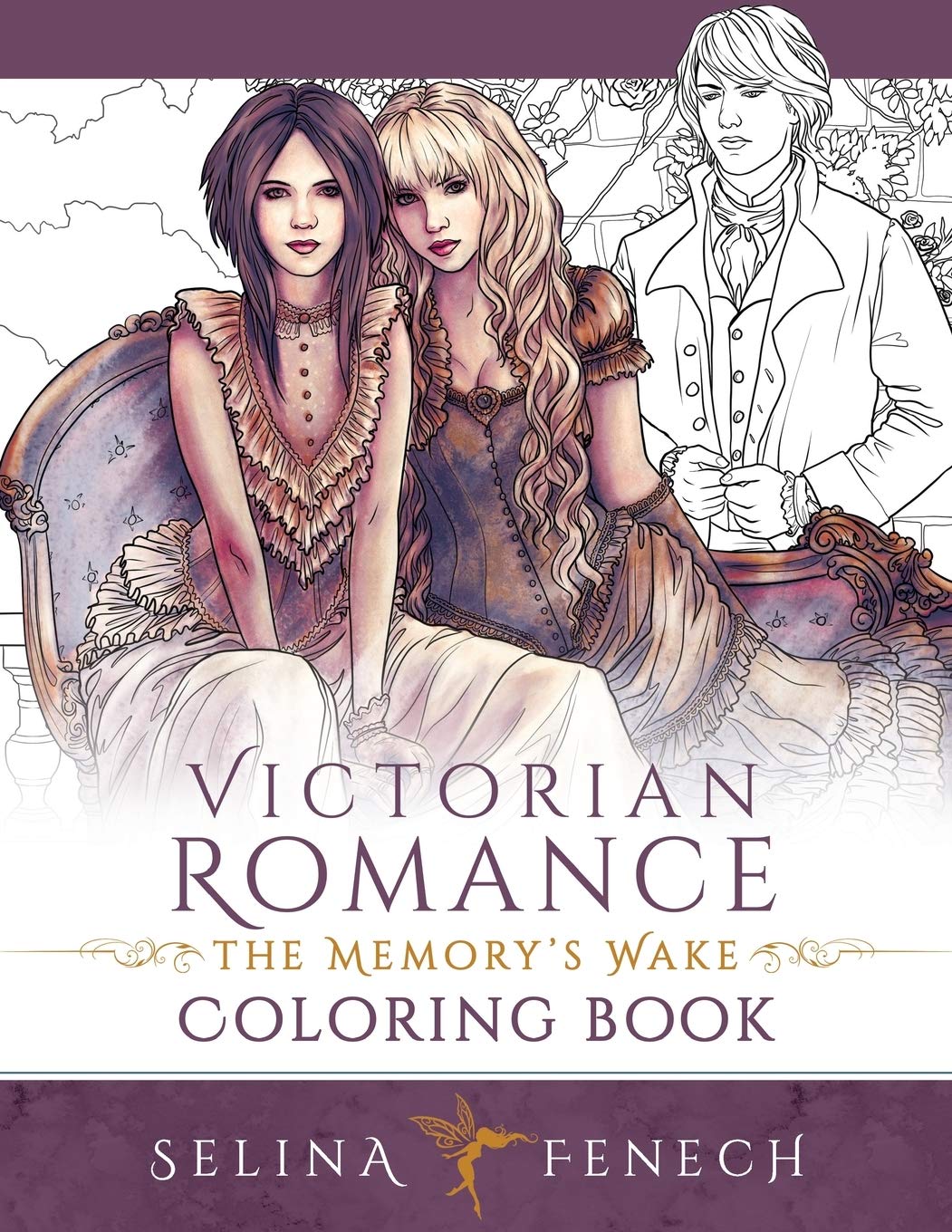 Victorian Romance - The Memory's Wake Coloring Book: Volume 13 (Memory's Wake Trilogy - Illustrated Young Adult Fantasy)