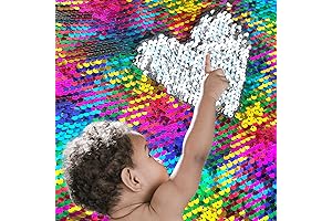 Reversible Sequin Fabric Sensory Wall for Tactile Stimulation