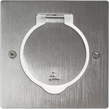 Legrand 089700 Box IP44 floor and furniture, 2 modules, stainless steel