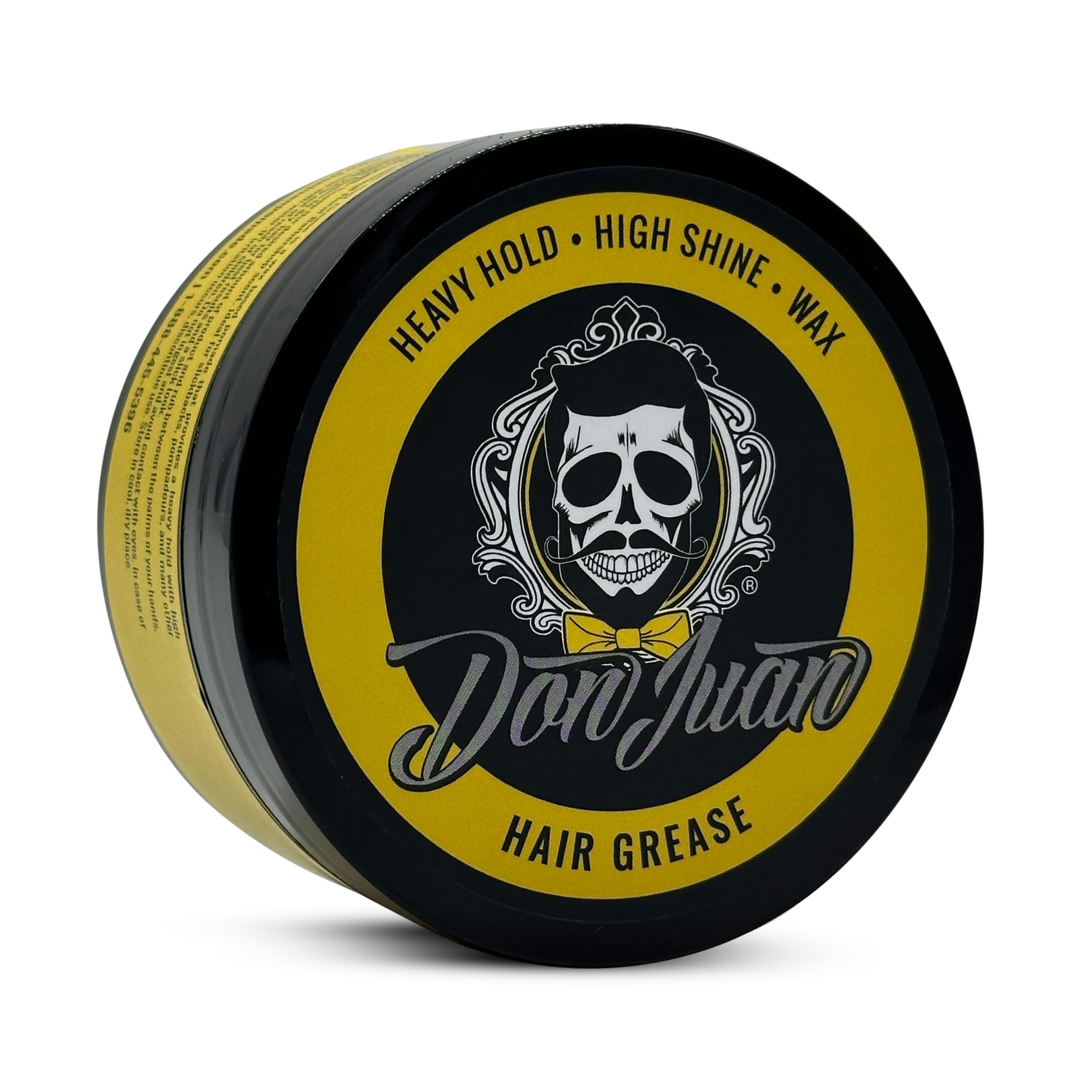 Hair Grease Pomade 4 Ounce Jar | Heavy Hold | High Shine | Wax Based | Floral Barbershop Scent