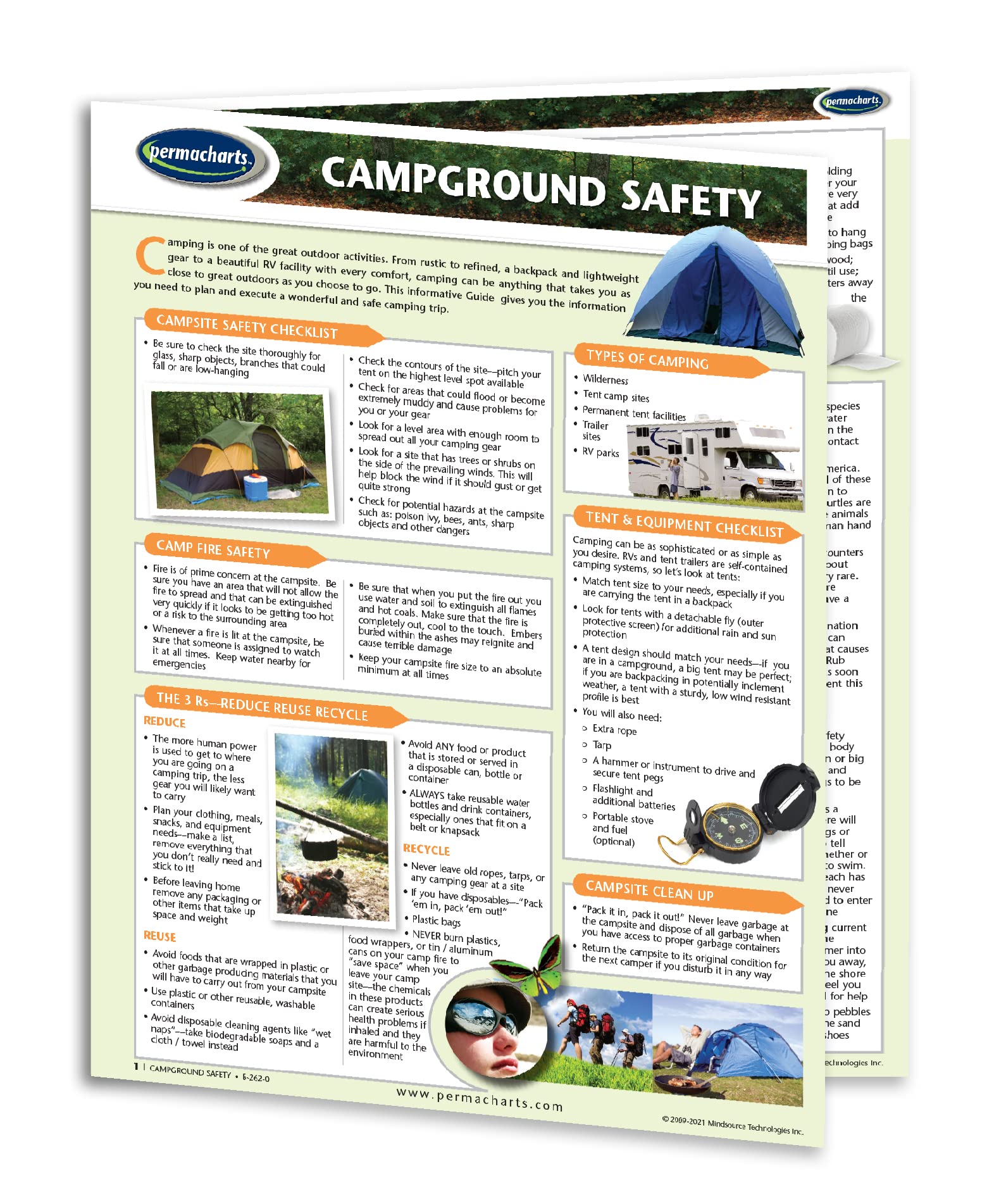 Campground Safety Guide - Quick Reference Guide by Permacharts