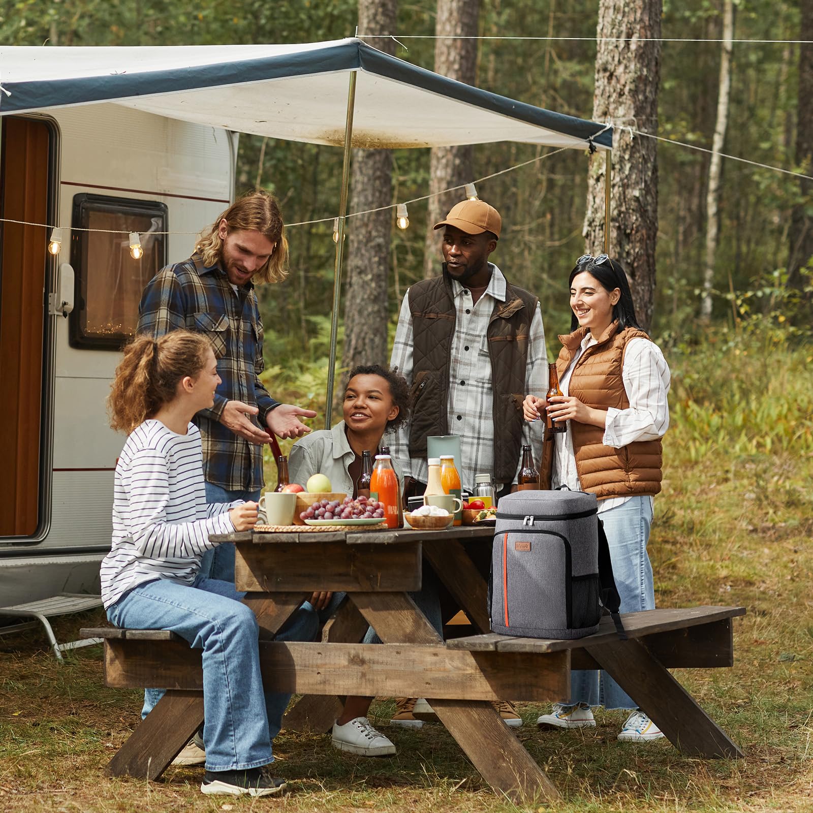Lifewit Zaino Termico Impermeabile, Morbido Zaino Frigo Borsa, Frigo Leggera a Prova di Perdite per Uomo e Donna, Borse Termica Porta Pranzo per Lavoro Picnic Spiaggia Campeggio Viaggio