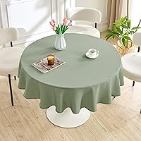 Vista 34 de AUSSPVOCT 2 manteles de lino texturizado para mesa rectangular, 52 x 70 pulgadas, mantel rectangular impermeable, lavable, tela para mesa