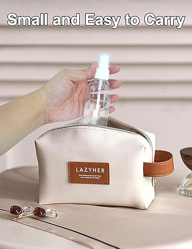 Miniatura 7 de Botellas de aerosol, juego de mini botellas de viaje de plástico de niebla fina vacía transparente de 2 onzas, botellas de spray de tamaño de viaje