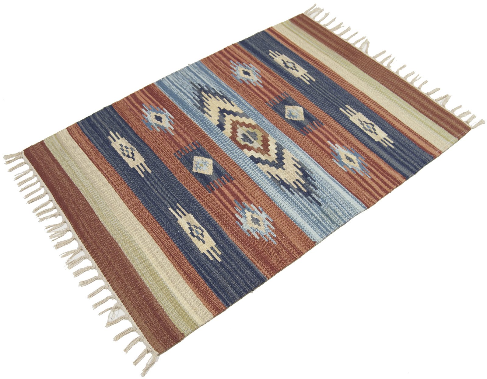 Galleria Farah1970 - 200x60 CM Kilim Autentico, Originale e Fatto a Mano Ideale Per il Corridoio, Ufficio, Seconda Casa e la Cucina (LAVABILE IN LAVATRICE)