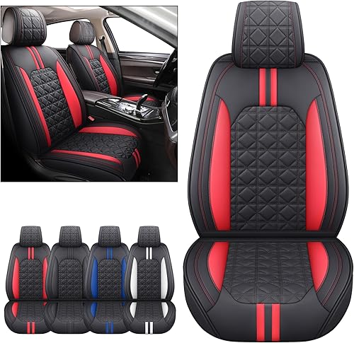 Miniatura 2 de YIERTAI Fundas de asiento de automóvil de ajuste universal para la mayoría de SUV, sedanes, camiones, compatibles con Subaru Forester, Chevy,