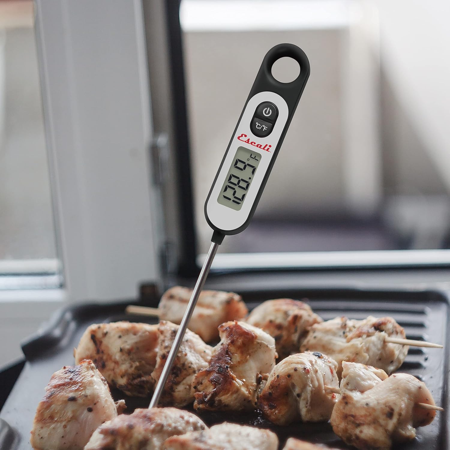 Review Escali Long Stem Digital Thermometer for Meat, Frying, Cooking