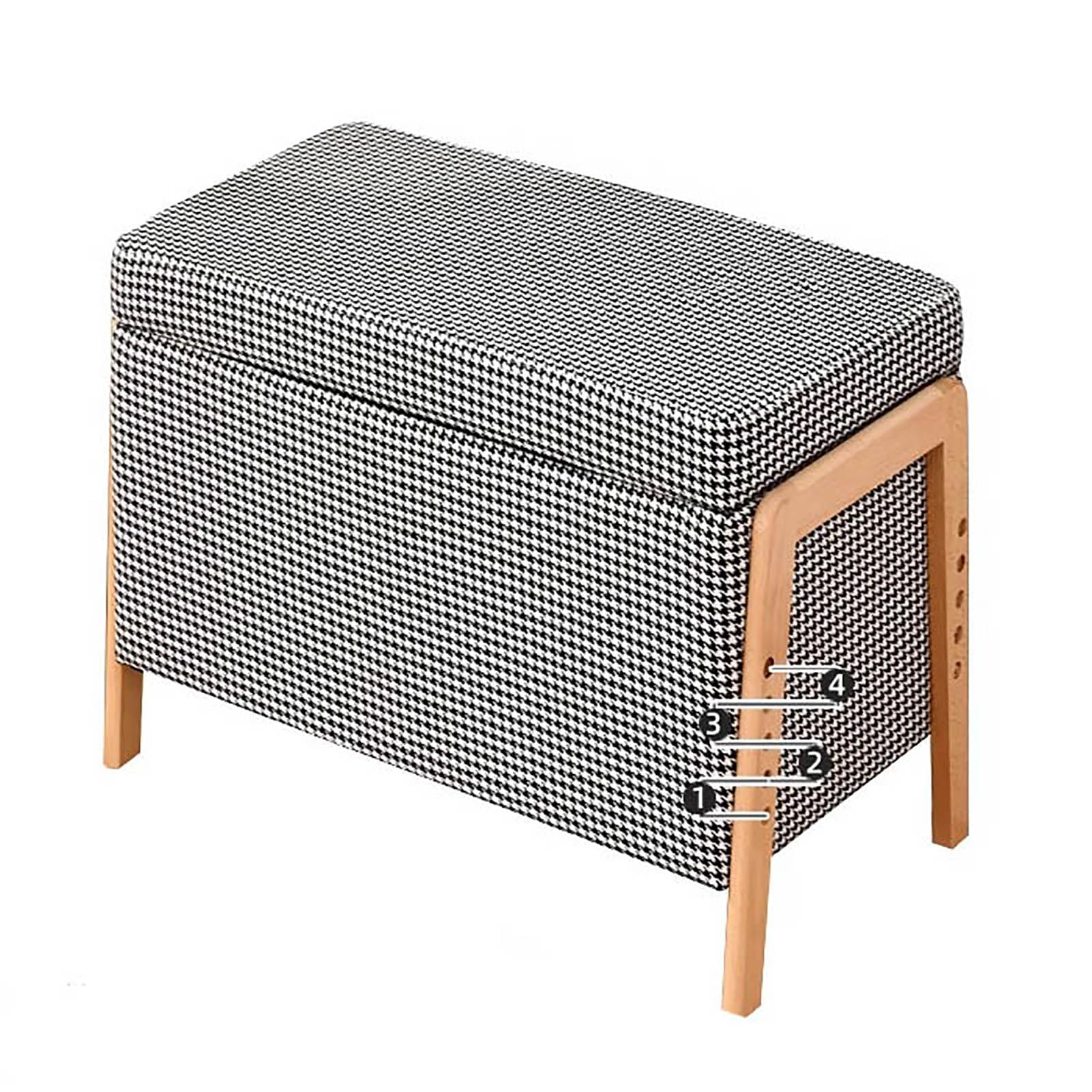 Banc de Chambre et Repose-Pieds Cube pour Ambiance Cosy de Salon
