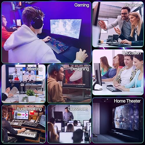 Miniatura 7 de Mini PC para juegos HA-4, procesador AMD Ryzen 7 7735HS (8C16T, 4.75 GHz), mini computadora de escritorio Win 11 Pro con 32 GB DDR5 RAM512 GB PCIe