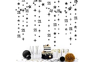 Black Number 21 Decorations: The Chic & Classy Way to Celebrate Your 21st!