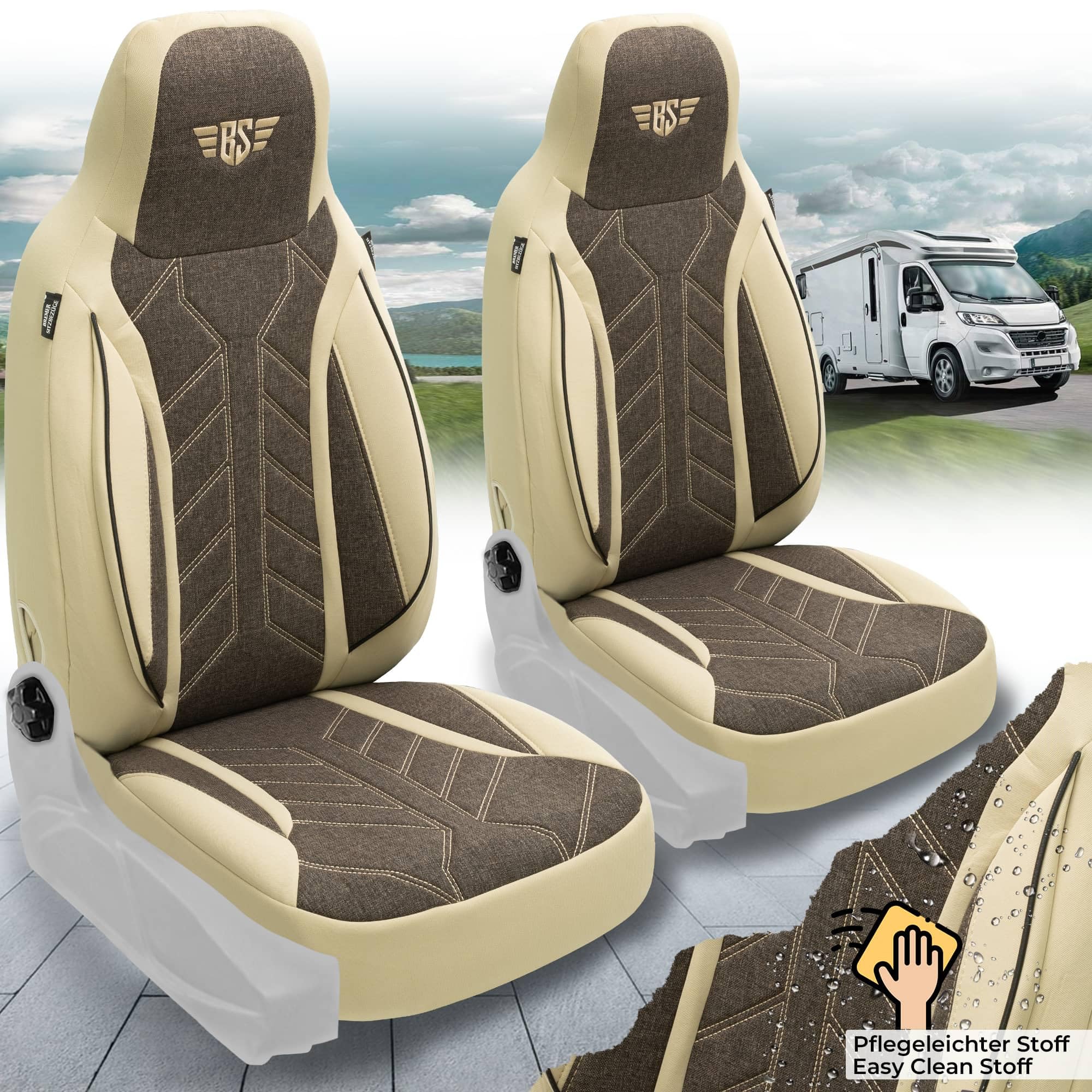 BREMER SITZBEZÜGE Pokrowiec na samochód kempingowy La Marca Ducato Jumper Boxer PLKT211