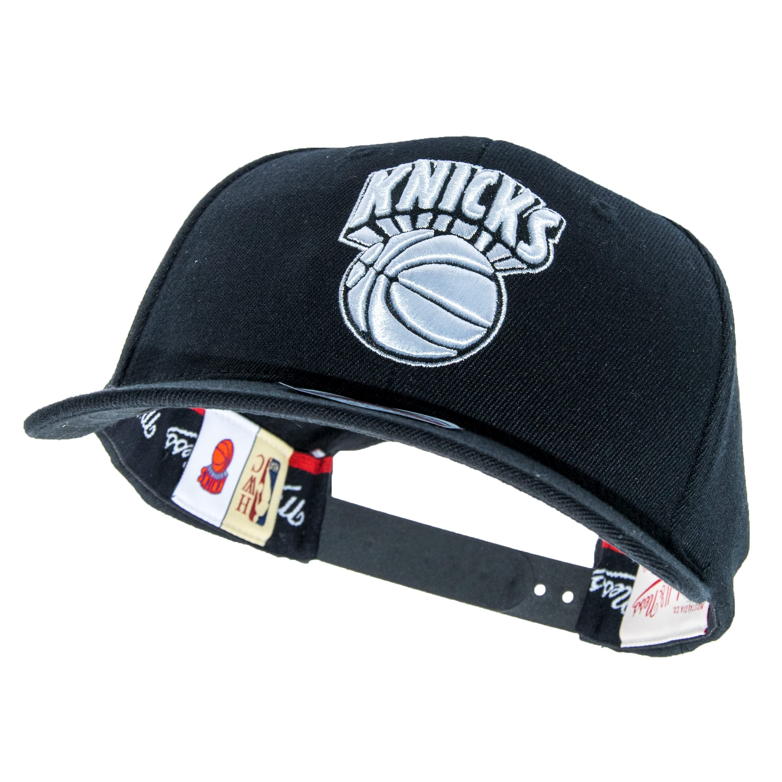 Mitchell & Ness NBA Blk & Wht Logo Classic Red - New York Knicks, Black